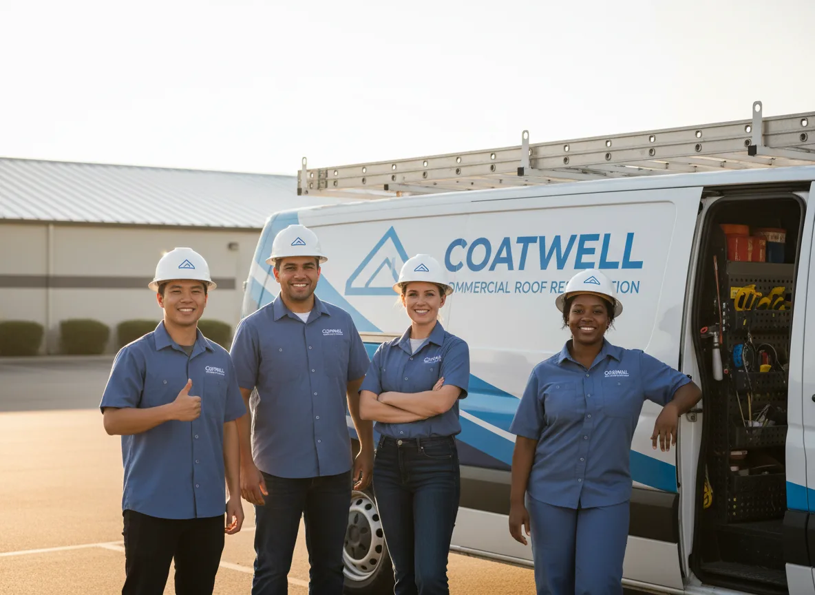 Commercial roof coating company in Sandy Hook, MS